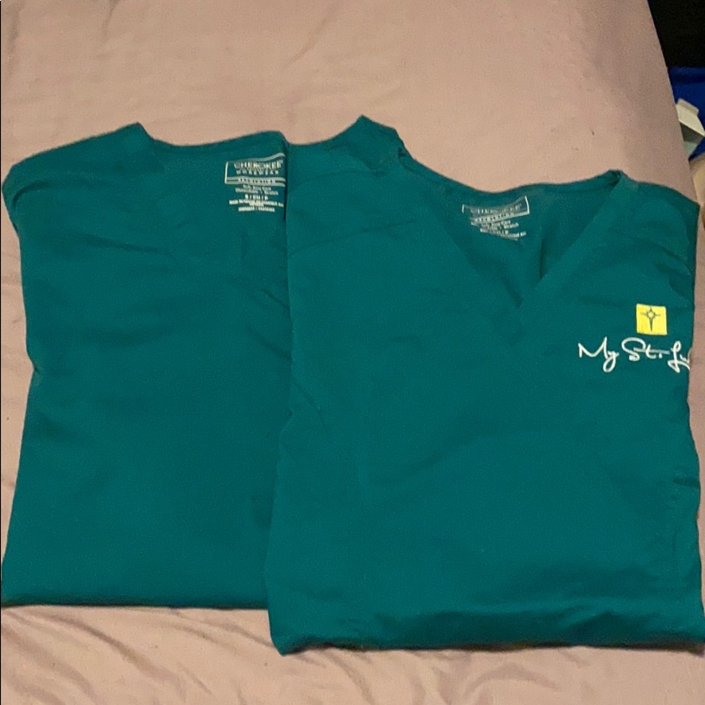 St lukes scrub tops